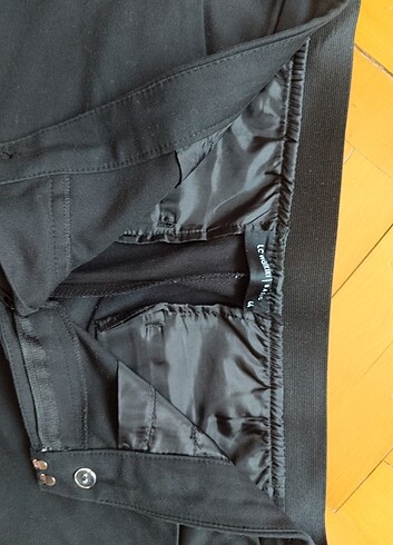 Siyah kumaş şık pantalon
