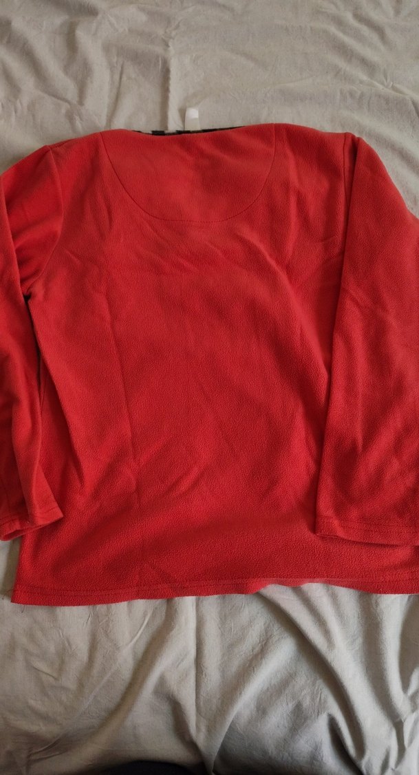 Uzun Kollu Düğmeli kalın polar Pijama üstü - Görsel 2