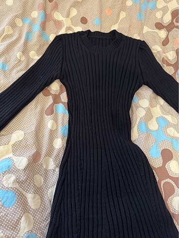 Kısa triko elbise - Görsel 2