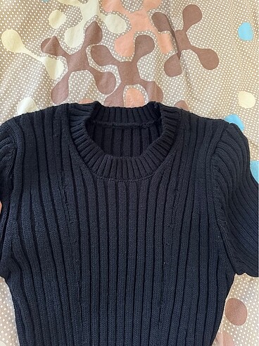 Kısa triko elbise - Görsel 3