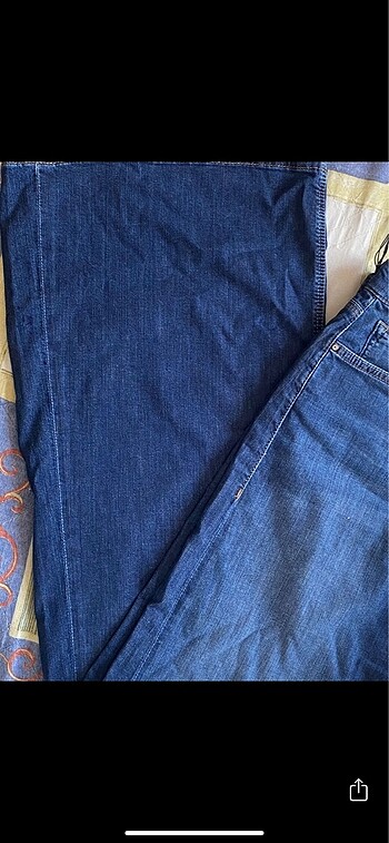 38 Beden mavi Renk Uzun / Maxi mavi jeans kot etek