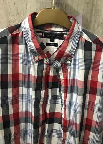 Düğmeli Uzun Kollu Ekose Gömlek - Görsel 2