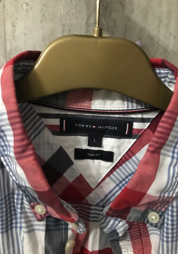 Düğmeli Uzun Kollu Ekose Gömlek - Görsel 3