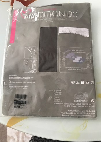 Gri Desenli Elastik Kadın Külotlu Çorap - Görsel 2