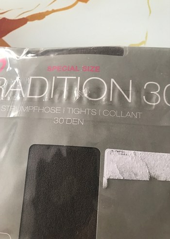 Gri Desenli Elastik Kadın Külotlu Çorap - Görsel 5