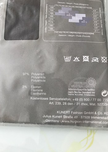 Gri Desenli Elastik Kadın Külotlu Çorap - Görsel 3