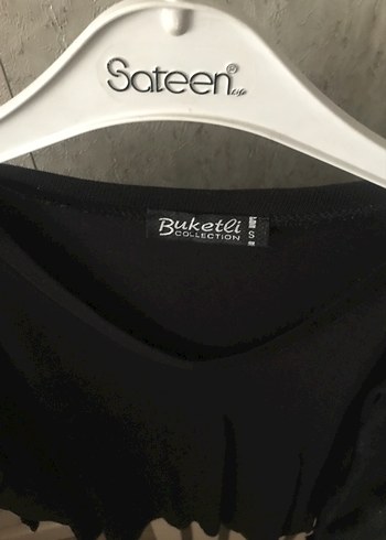 Uzun Kollu Siyah Kolu tüllü - Görsel 4