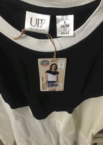 Oversize Siyah-Beyaz Streetwear Tişört - Görsel 2