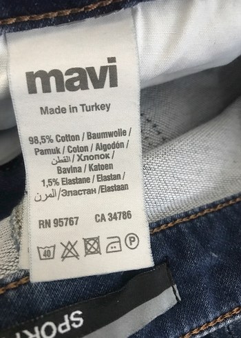 Lacivert Erkek Denim Pantolon - Görsel 5