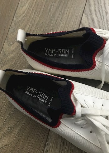 Beyaz Kadın Spor Ayakkabı, - Görsel 3