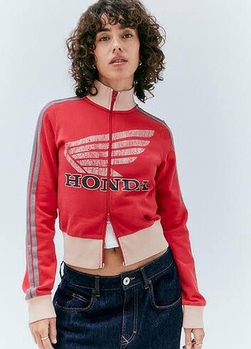 UO HONDA CROPPED SWEATSHİRT 