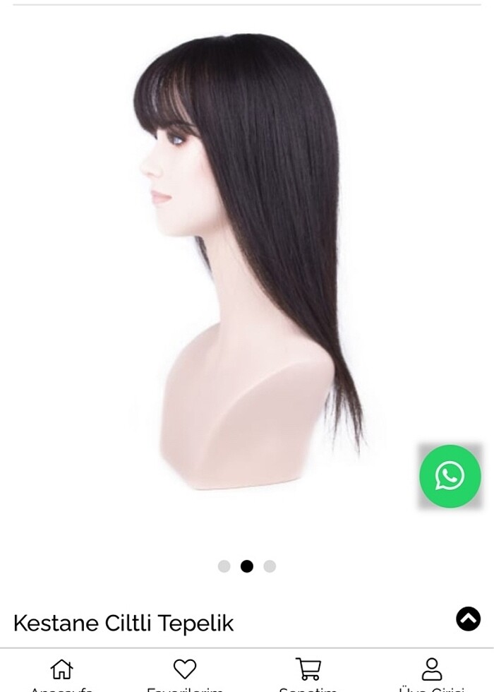 Kumral ciltli siyah saçlı tepelik - Görsel 2