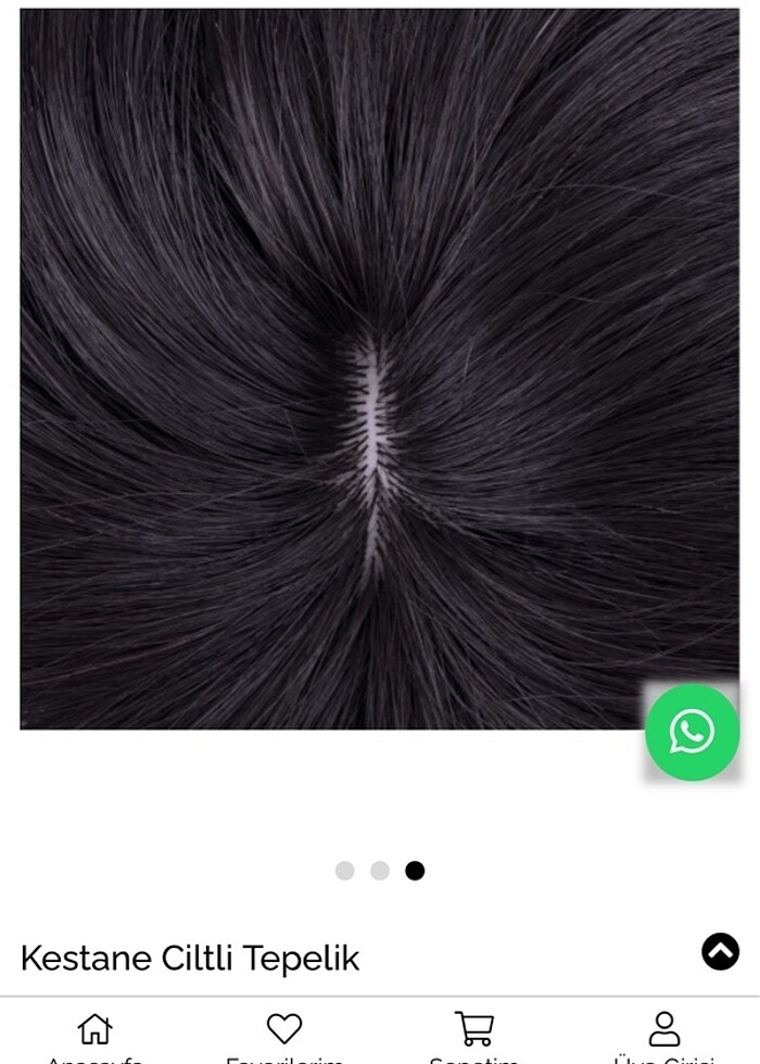 Kumral ciltli siyah saçlı tepelik - Görsel 3