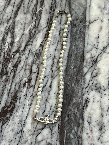 Vivienne Westwood Model Bijuteri İnci Choker Kolye