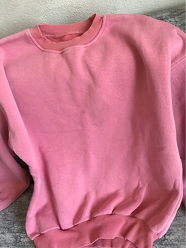 m Beden pembe Renk Oversize sweatshirt