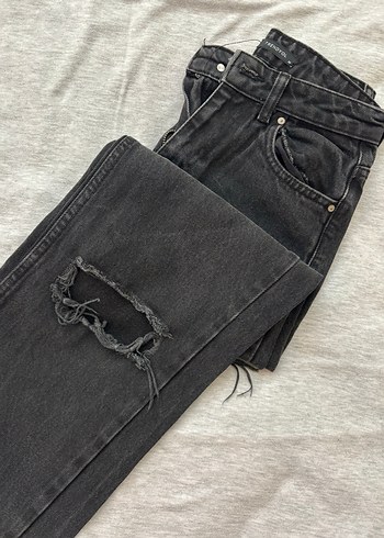 Siyah Kadın Denim Jean - Görsel 3