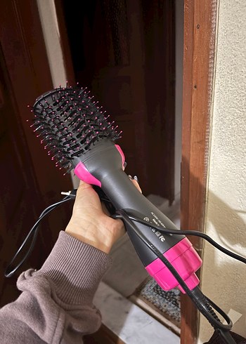 Pembe Renkli Saç Şekillendirici Fırça - Görsel 2