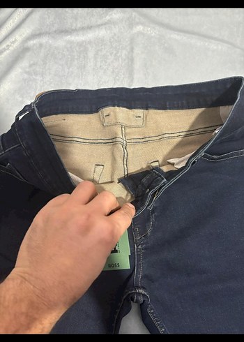 Erkek Lacivert Regular Fit Kot Pantolon - Görsel 4