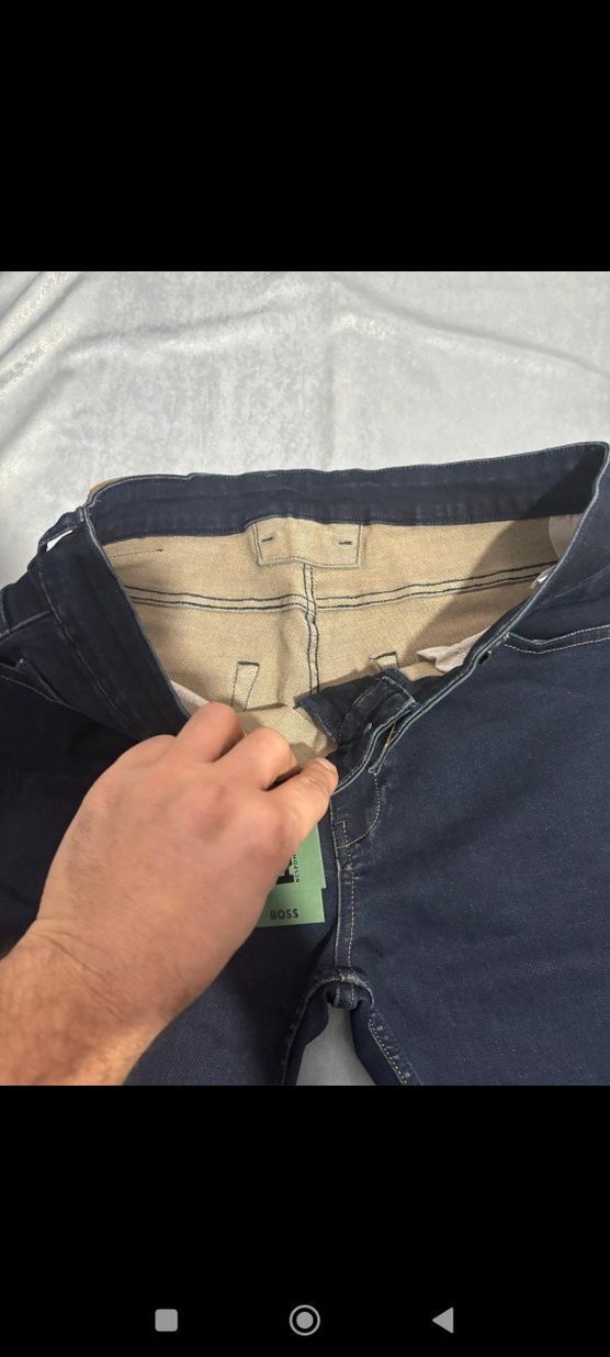 Erkek Lacivert Regular Fit Kot Pantolon - Görsel 4