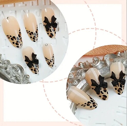Sheinside Leopar takma tırnak