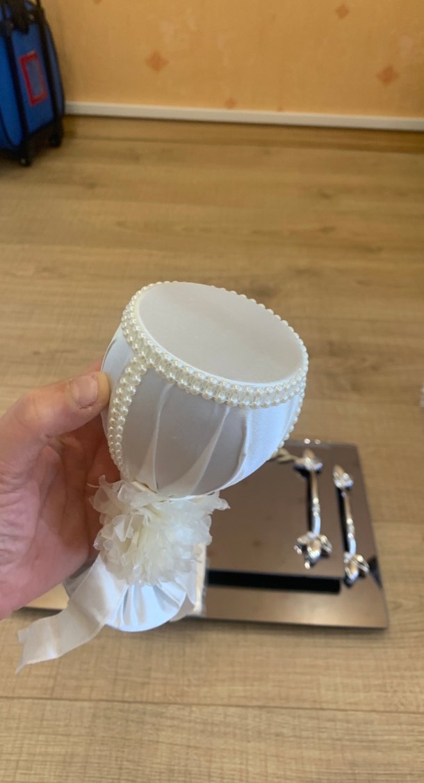 İnci Detaylı Beyaz Modern Klasik Düğün Seti söz tepsisi - Görsel 4