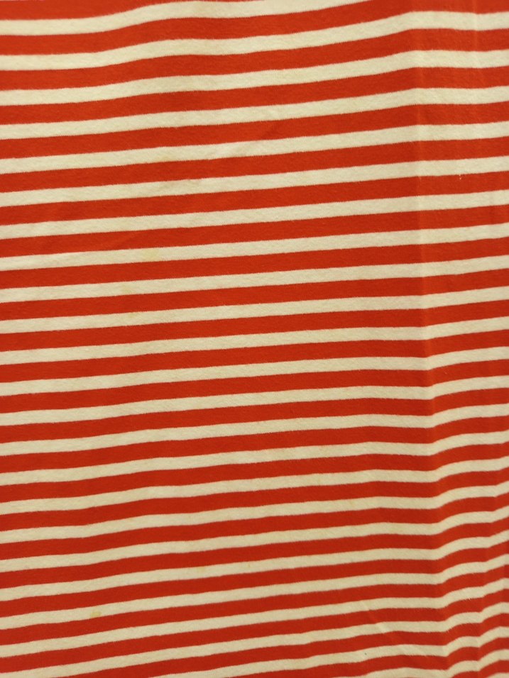 Kırmızı Çizgili Askılı elbise - Görsel 3
