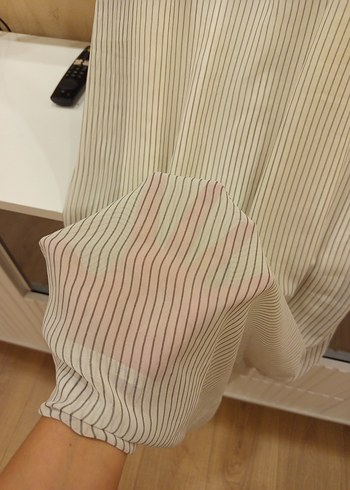 Kadın Gri Pliseli elbise - Görsel 7