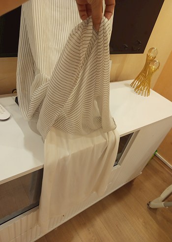 Kadın Gri Pliseli elbise - Görsel 5