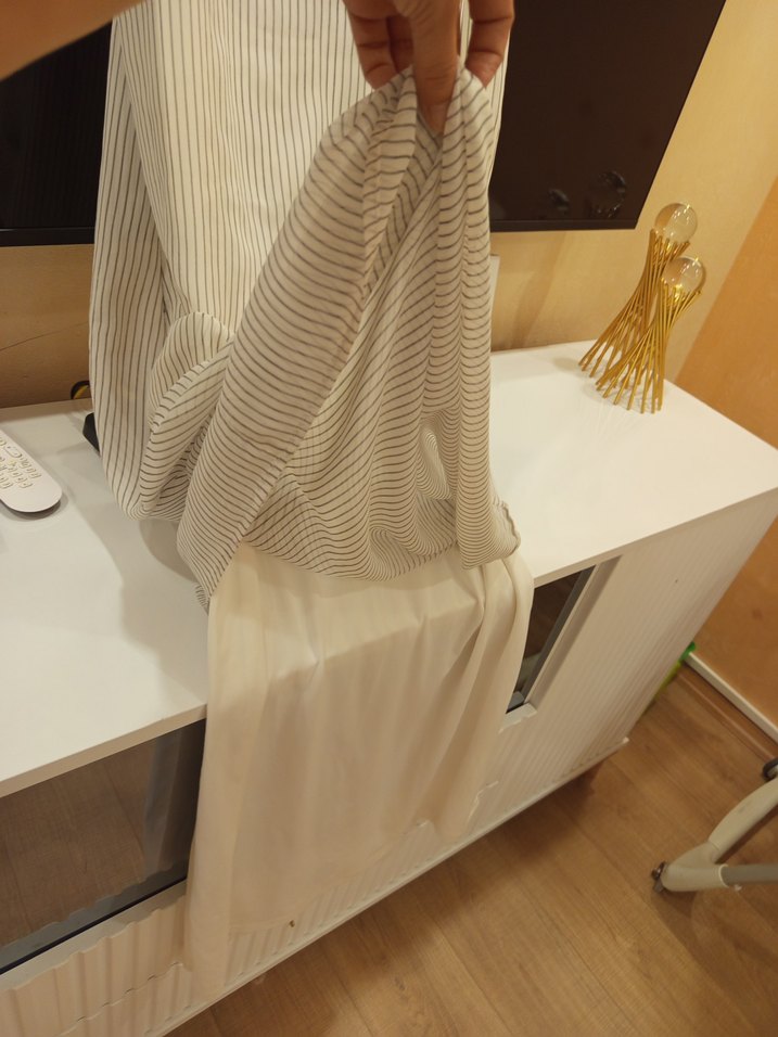 Kadın Gri Pliseli elbise - Görsel 5