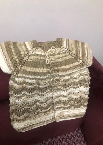 Erkek Çocuk Triko Hırka Ayıcıklı - Görsel 2