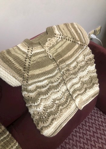 Erkek Çocuk Triko Hırka Ayıcıklı - Görsel 4