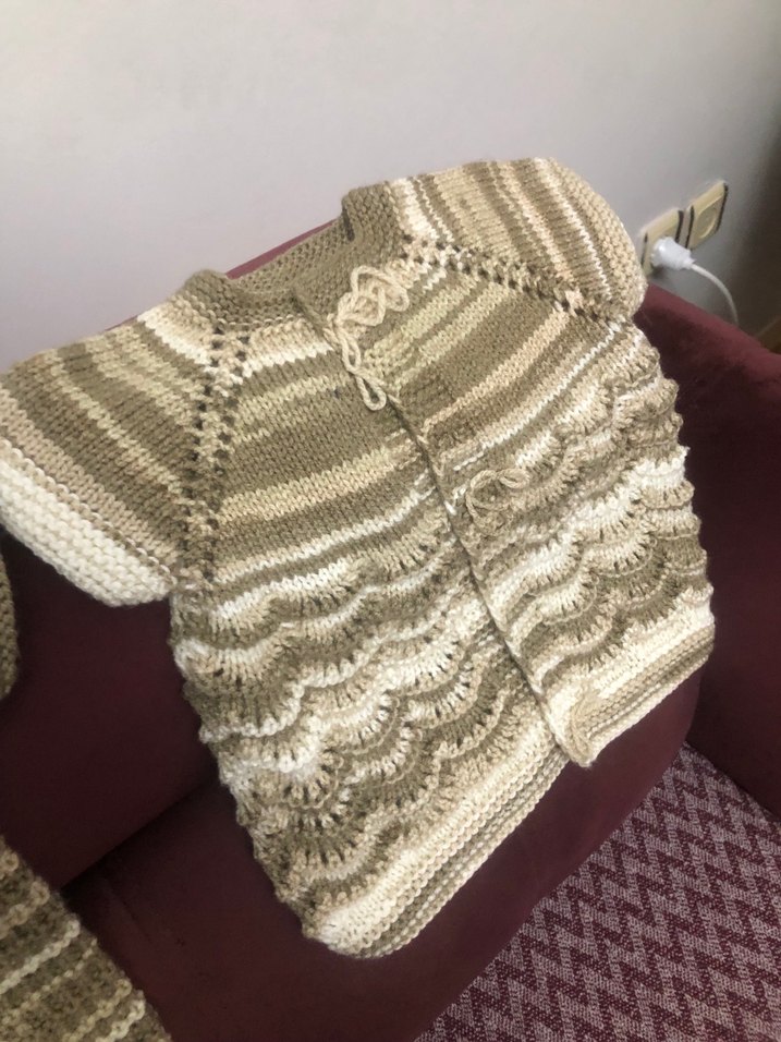 Erkek Çocuk Triko Hırka Ayıcıklı - Görsel 4