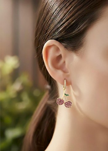 Kiraz Midi Küpe - Görsel 3