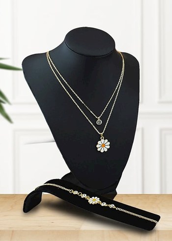 Altın Renkli Ayıcıklı Takı Seti - Görsel 2