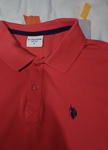 Uspa Erkek Tişört nar çiçegi polo yaka