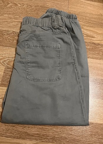 Kadın gri paraşüt pantolon - Görsel 3