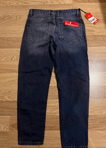 Erkek Lacivert Regular Fit Denim Jean - Görsel 3