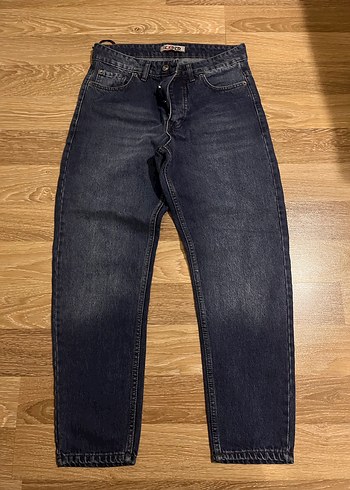 Erkek Lacivert Regular Fit Denim Jean - Görsel 2