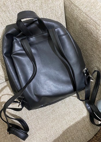 Orjinal Mavi Sırt Çantası Deri - Görsel 3