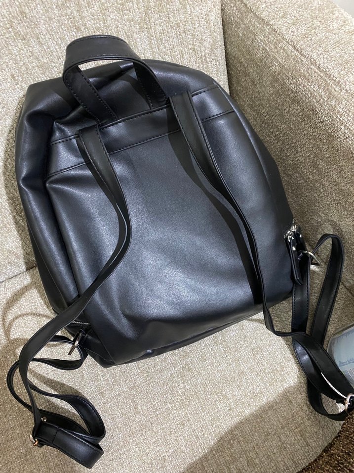 Orjinal Mavi Sırt Çantası Deri - Görsel 3