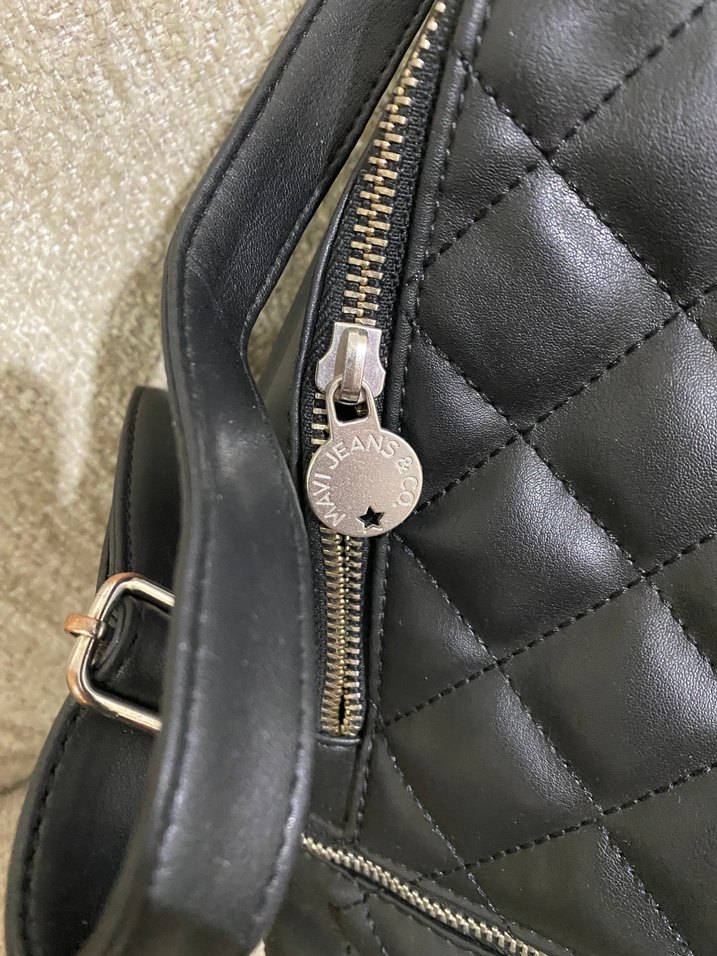 Orjinal Mavi Sırt Çantası Deri - Görsel 4