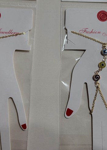 Boncuklu Altın Renkli Bohem Kadın El Zinciri - Görsel 3