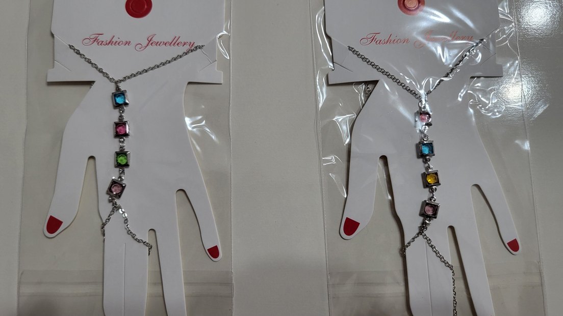 Renkli Boncuklu Bohem Kadın El Zinciri - Görsel 3