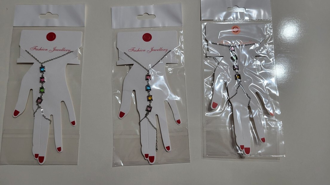 Renkli Boncuklu Bohem Kadın El Zinciri - Görsel 2