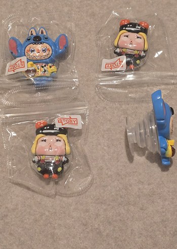 Renkli Karakter Figürleri Seti telefon arkası için - Görsel 4