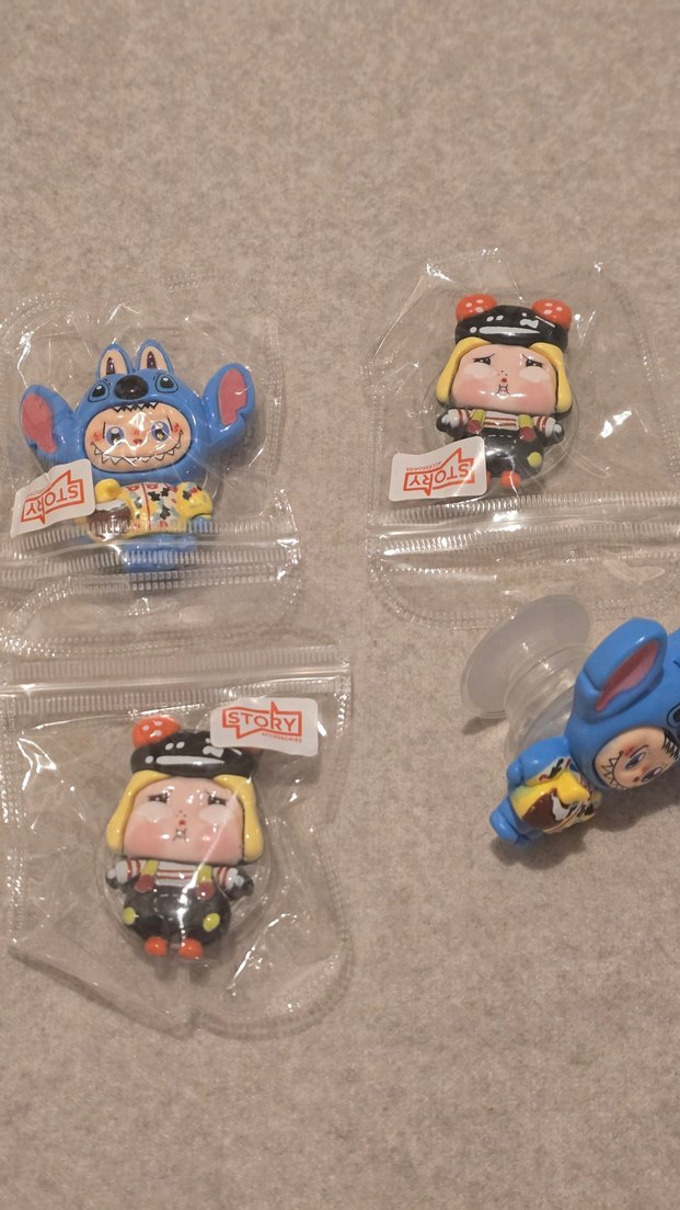 Renkli Karakter Figürleri Seti telefon arkası için - Görsel 3