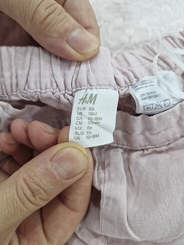 24-36 Ay Beden pembe Renk Çocuk şort