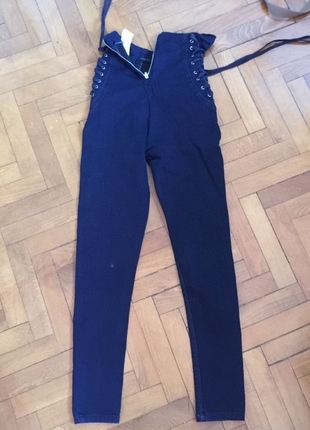 Korse detaylı pantalon