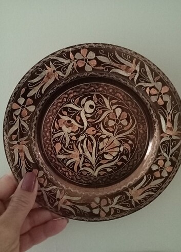 Bakır duvar tabağı 