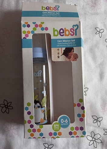 Bebsi 250ml cam biberon